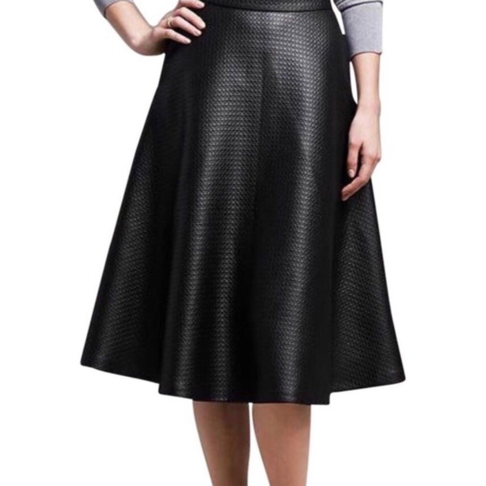 Banana Republic Faux Leather Skirt